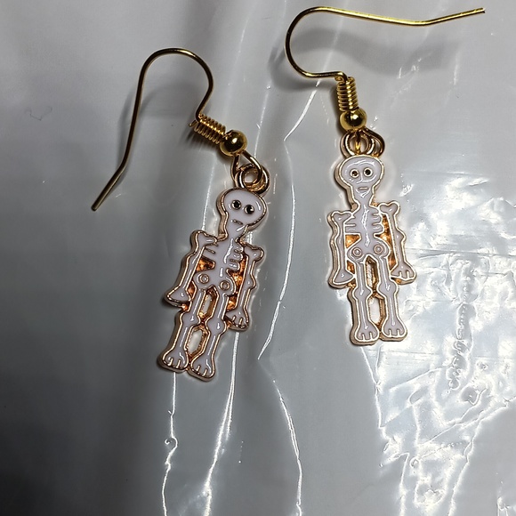Skeleton Earrings - Picture 2 of 3